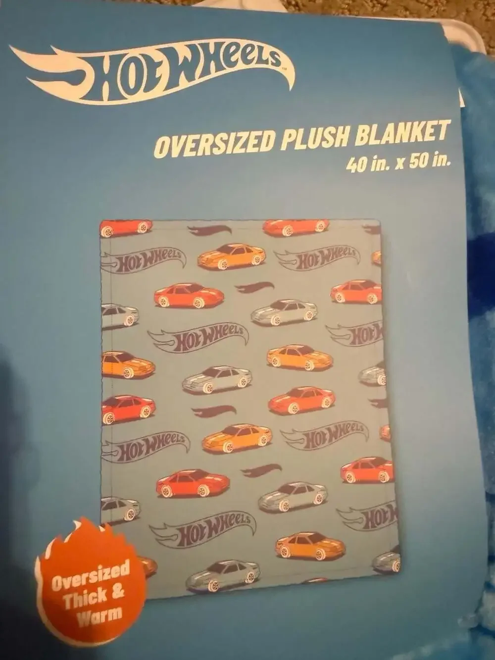 Hot wheels blanket New